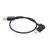 Cable conector de datos en ángulo recto USB a USB-C/Tipo-C de 30 cm para DJI SPARK/MAVIC PRO/Phantom 3 y 4/Inspire 1 y 2, USB a USB-C/Tipo-C